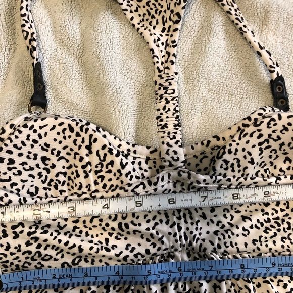 Animal print Guess Dress Mini Size Small - Picture 7 of 10